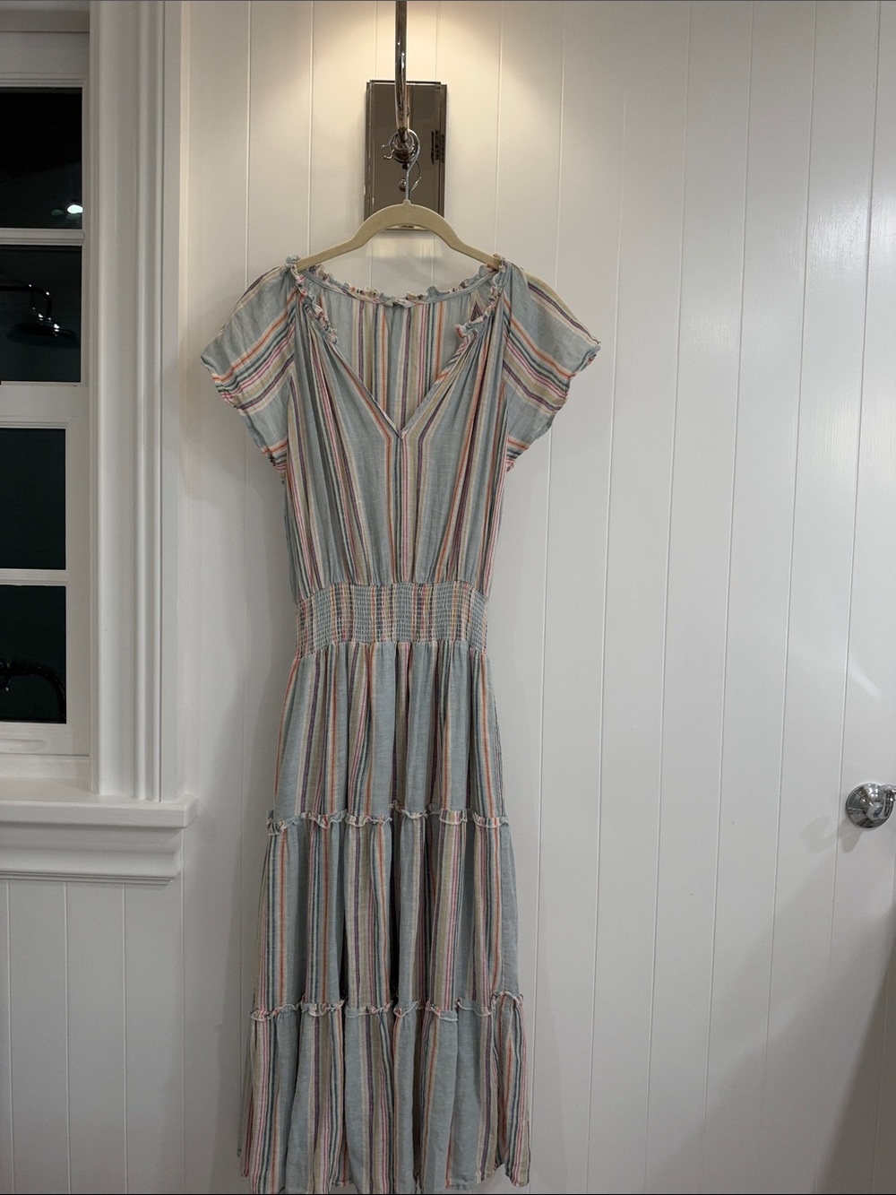 Rails Pastel Multi-Striped Maxi Dress